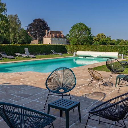 Bagatelle Avec Jardin Et Piscine Chauffee Villa Bieville-en-Auge Exterior foto